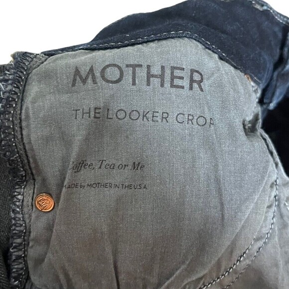MOTHER The High Waisted Looker Jeans Women’s Size 26 Dark Wash Skinny Fit - Picture 11 of 16